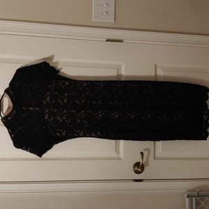 ONYX Nite size 6 Black lace dress